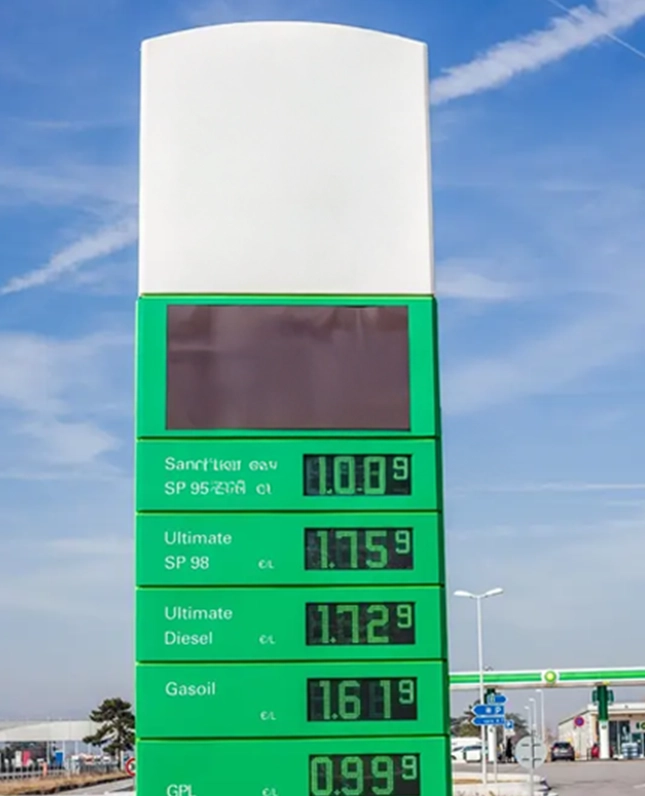 3D reklam tabelaları için termoform parçalar